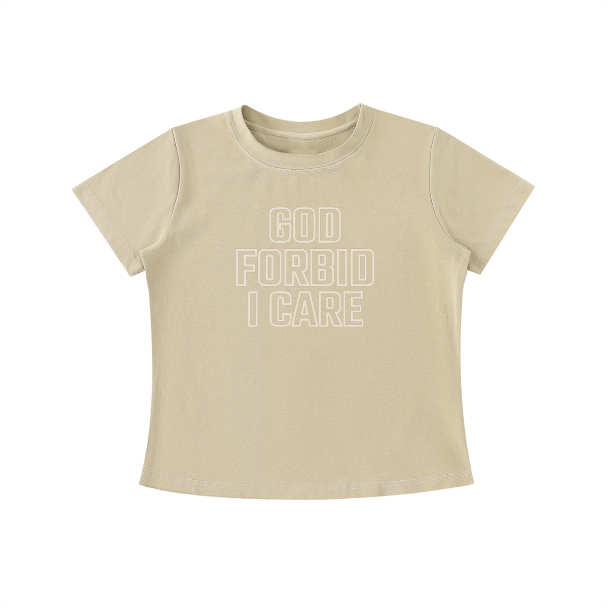 GOD FORBID I CARE TEE