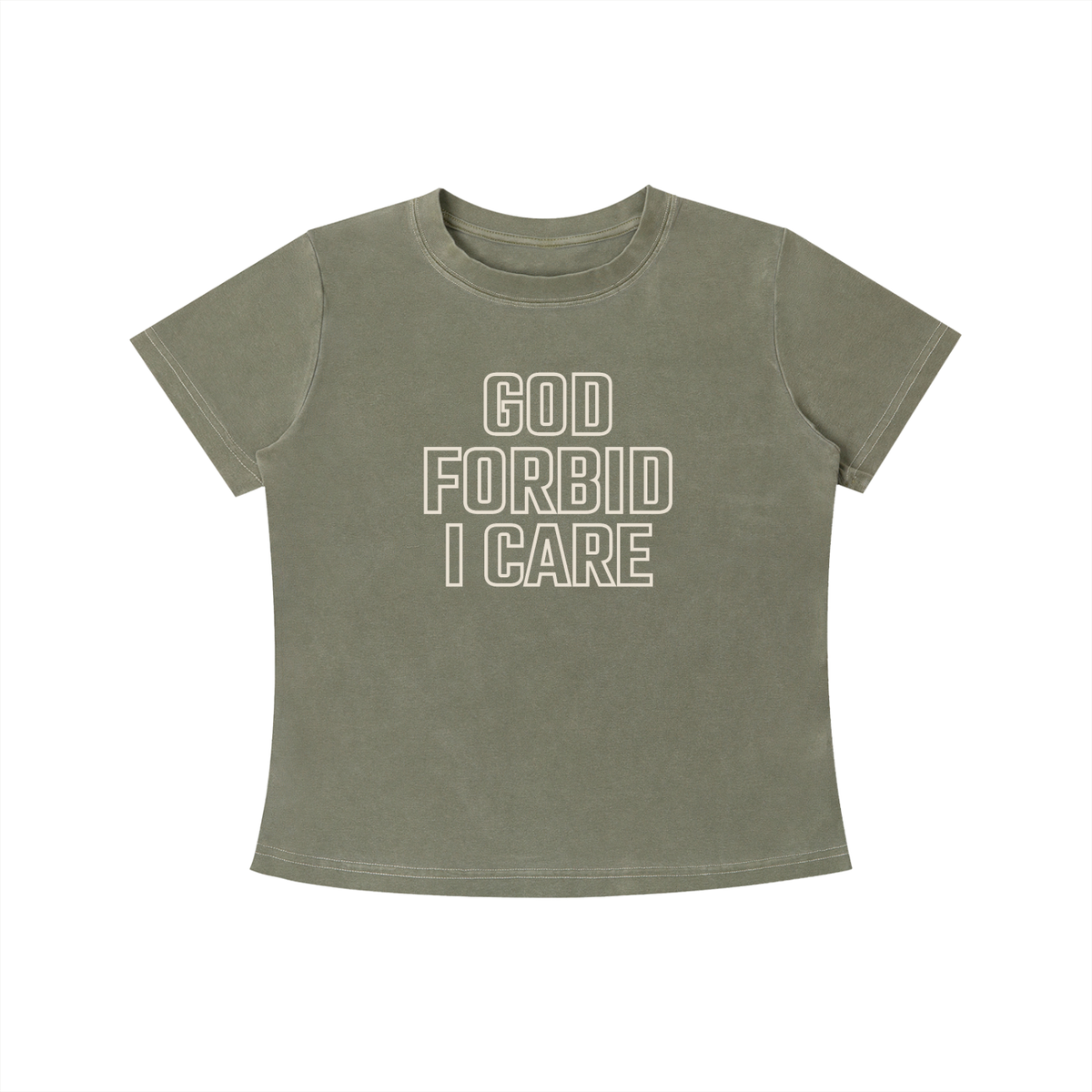 GOD FORBID I CARE TEE