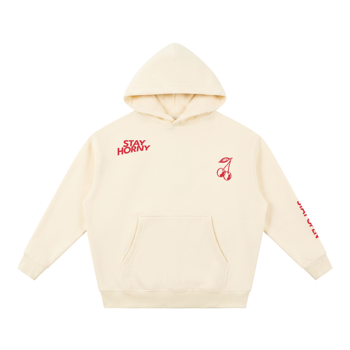 Stay Horny Boxy Hoodie
