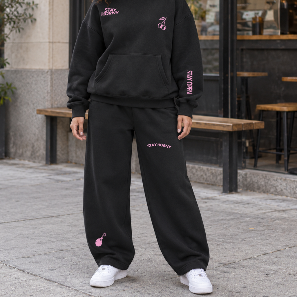 STAY HORNY RELAXED SWEATPANTS